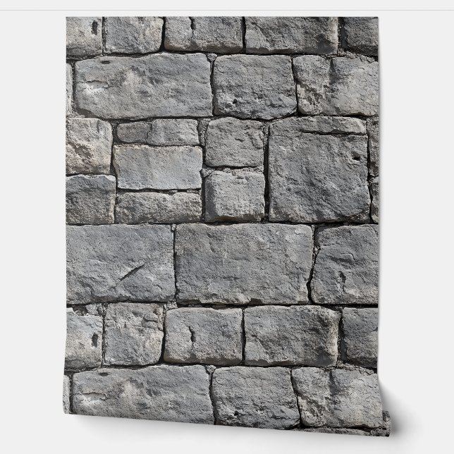 Castlecore Grey Stone Wall (Unrolling)