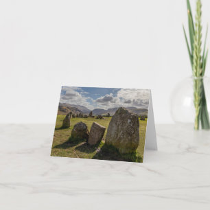 Castlerigg stone circle card