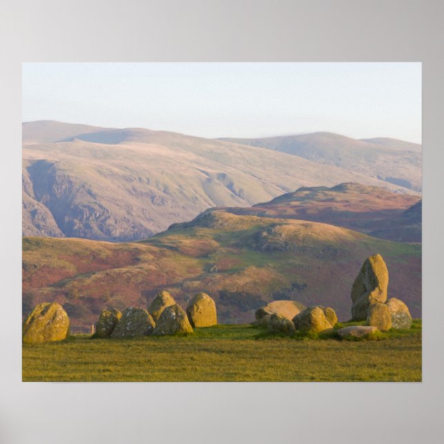 Castlerigg Stone Circle, Lake District, Cumbria, 2 Poster (Front)