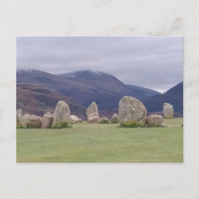 Castlerigg Stone Circle - Lake District Postcard (Front)