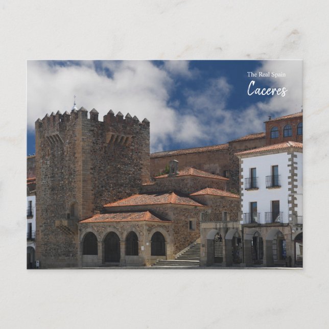 Castles of Caceres, Spain Postcard (Front)