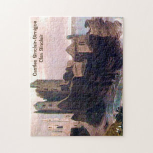 Castles Sinclair-Girnigoe – Clan Sinclair Jigsaw Puzzle