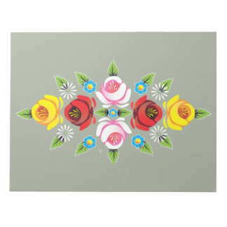 Castles - Traditional Canal Folk Art Notepad