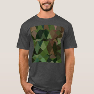 Castleton Green Abstract Low Polygon Background 2 T-Shirt