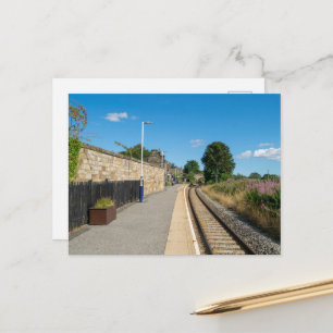 Castleton Moor Railway Station Postcard