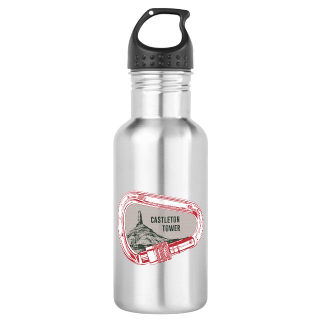 Castleton Tower Climbing Carabiner 532 Ml Water Bottle (Front)