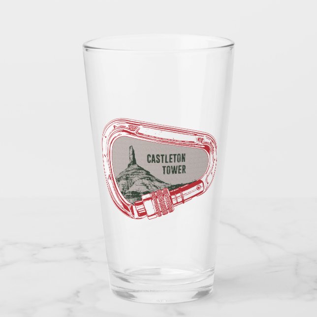 Castleton Tower Climbing Carabiner Glass (Front)