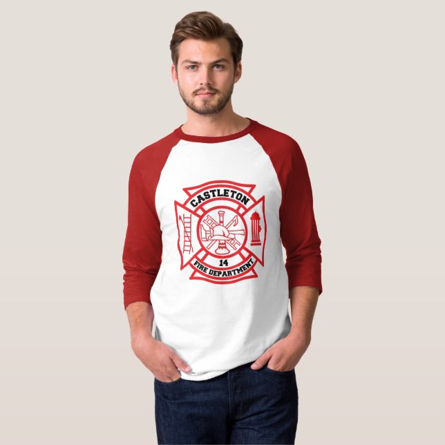 Castleton VT Volunteer Fire Department T-Shirt (Front Full)