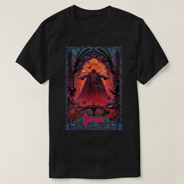 Castlevania Beautiful artwork T-Shirt (Design Front)