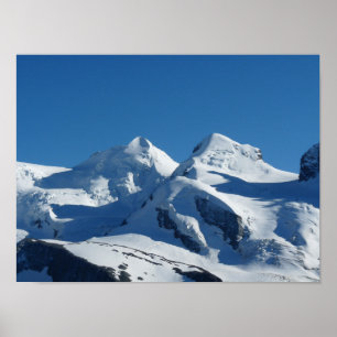 Castor and Pollux Swiss Alps Poster
