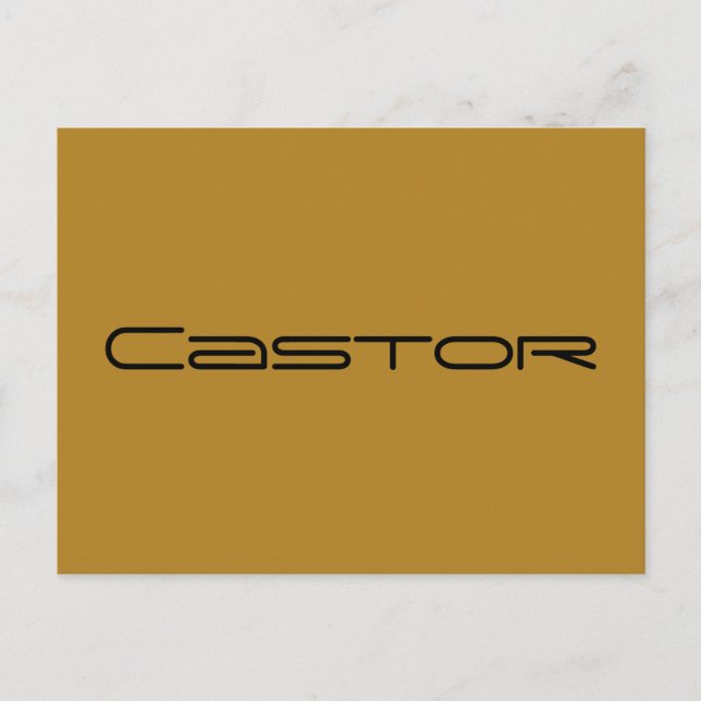 Castor from Orphan black ,geometric font Postcard (Front)