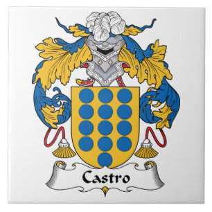 Castro Family Crest Tile
