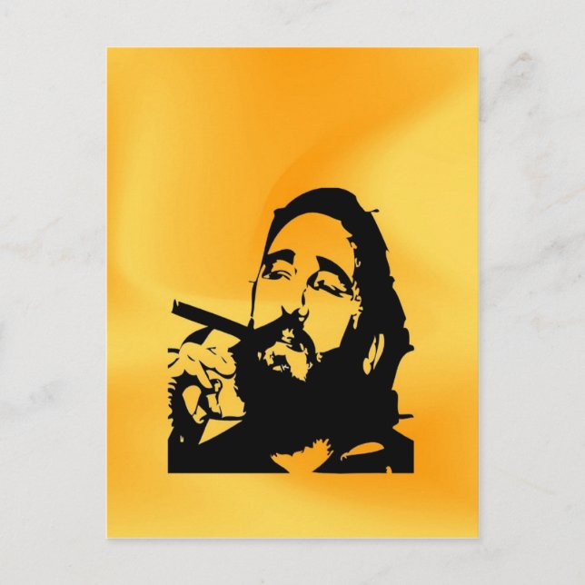 Castro Fidel cuban revolution Postcard (Front)
