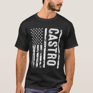 Castro Last Name Surname Team Castro Family Reunio T-Shirt