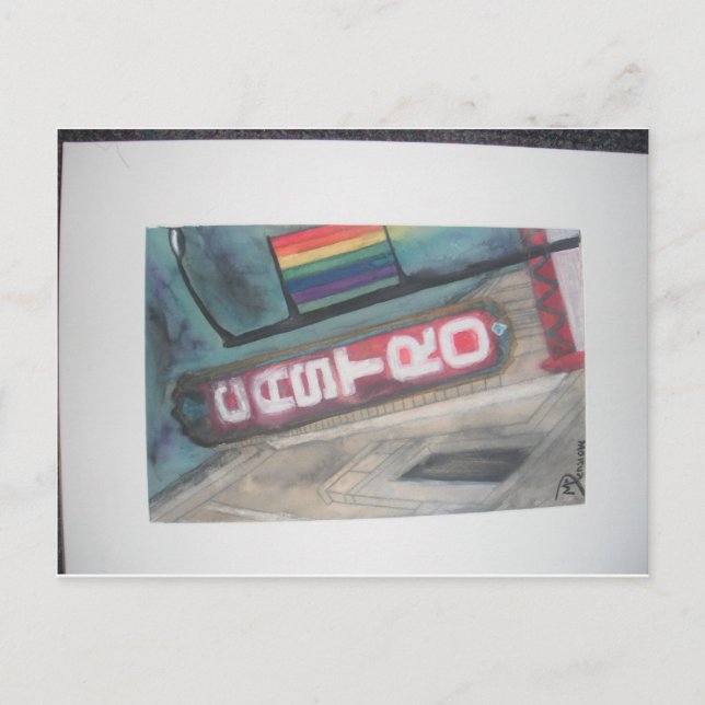 Castro Theatre Sign Postcard (Front)