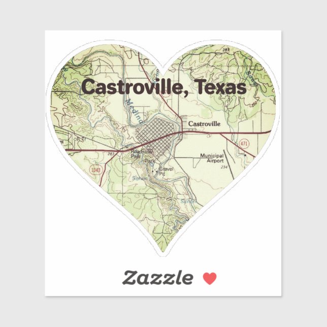 Castroville TX Topo Map (Sheet)