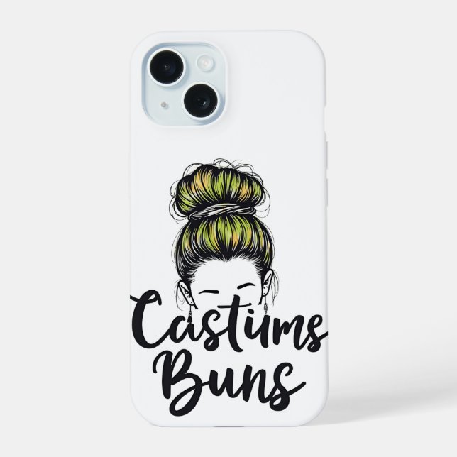 castume buns  iPhone 15 case (Back)