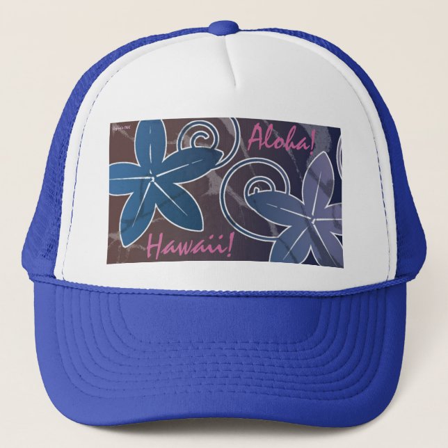 Casual Aloha Hawaiian Truckers Hat (Front)