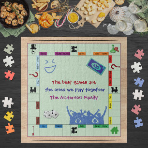 Casual and Fun Family Board Game Jigsaw Puzzle