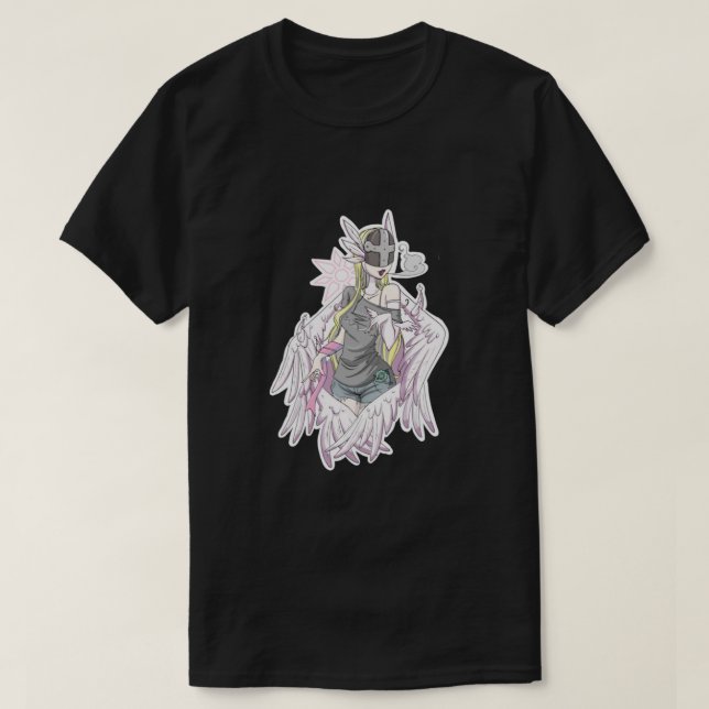 Casual Angewomon  Classic T-Shirt (Design Front)