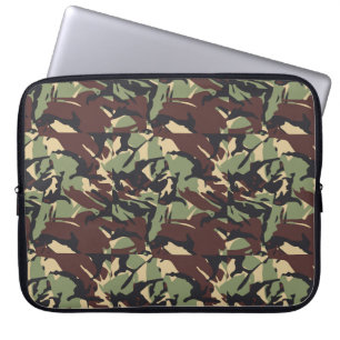 Casual Brown Camou Laptop Sleeve
