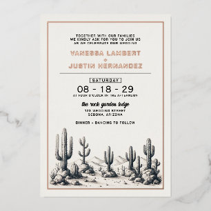 Casual Cactus Wedding
