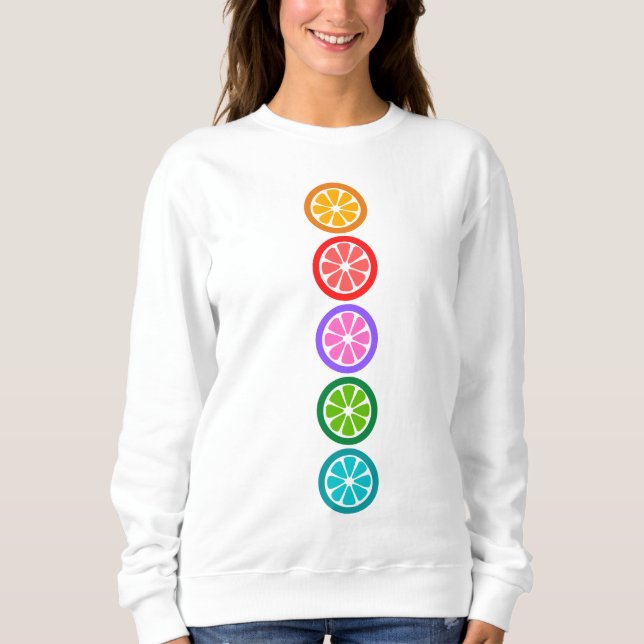 Casual Colourful Fruit Women's Sweatshirt (Front)