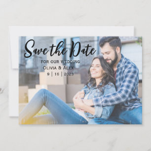 Casual Flat Save The Date Card
