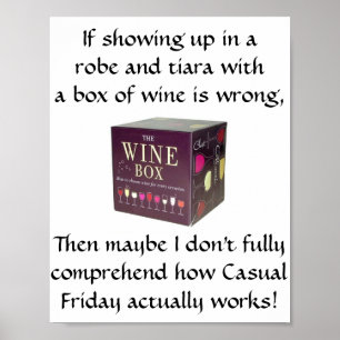 Casual Friday - Funny Poster