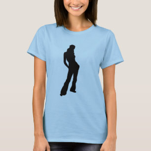 Casual Girl Silhouette T-Shirt