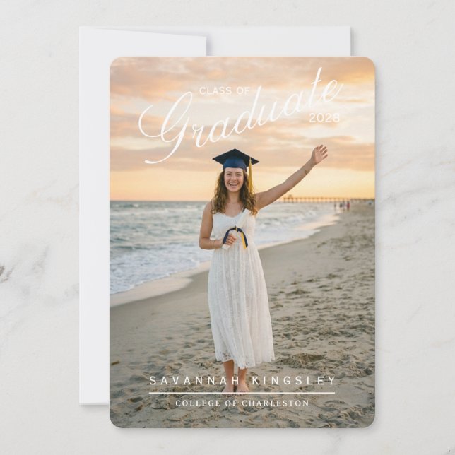 Casual Graduate Announcement (Front)