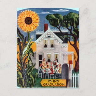 CASUAL GRADUATION PARTY INVITATION ~ EZ2 CUSTOMIZE