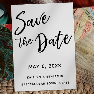Casual Handwriting Save the Date, Simple Wedding Save The Date