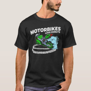 Casual Motorbike Biker Donut Motorcycle Racing Spo T-Shirt