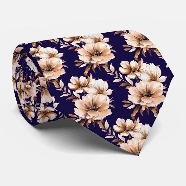 Casual Office Neck Tie | Professional Boho (Rolled)