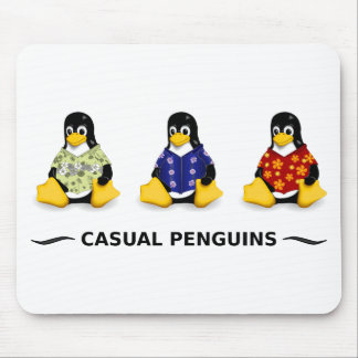 Casual Penguins Mousepad