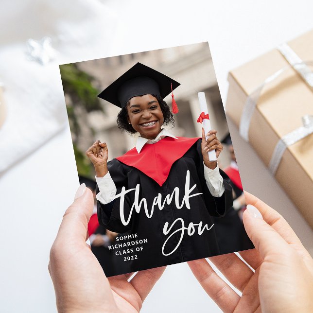 Casual Script and Photo | Graduation Thank You (Creator Uploaded)