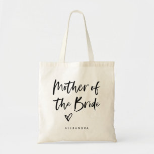 Casual Script   Chic Simple Mother of the Bride Tote Bag