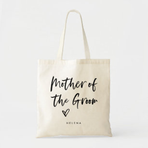 Casual Script   Chic Simple Mother of the Groom Tote Bag