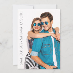 Casual Script Photo Wedding Save The Date
