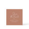 Casual script terracotta typography wedding