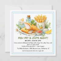 Casual Seafood - Fish Fry & Chips Birthday 