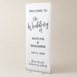 Casual, Simple The Wedding Of Welcome Sign