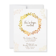 Casual Thanksgiving Invitation - Make it your own