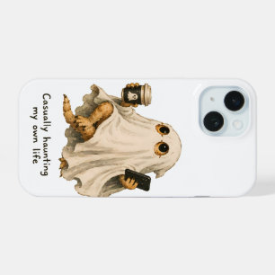 Casually Haunting My Own Life Bearded Dragon Art iPhone 15 Case
