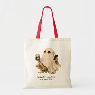 Casually Haunting My Own Life Bearded Dragon Art Tote Bag
