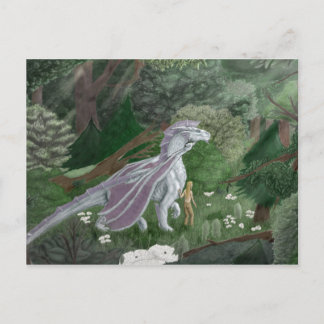 CasualStrollElf&Dragon Postcard