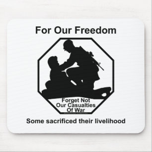 Casualties of war. mouse mat