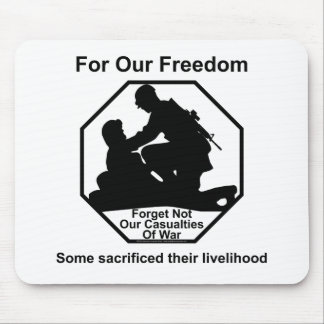 Casualties of war. mouse mat