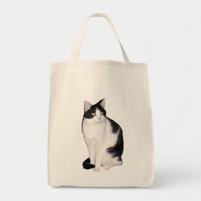 Cat 12,Organic Grocery Tote Bag (Front)
